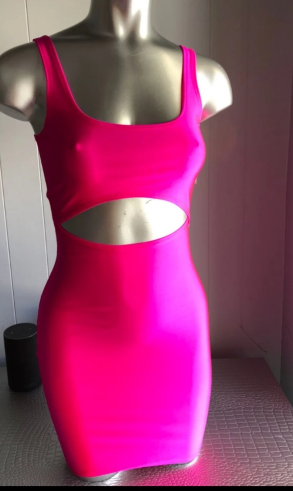 Cut out spandex dress